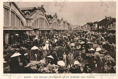 Tet markets in Hanoi from years ago